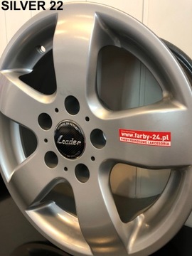 Гладкая порошковая краска Silver Gloss Silver 22 для дисков