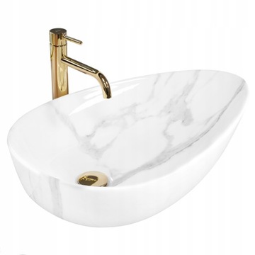 UMYWALA NABLATOWA CERAMICZNA GRETA 65 KAMIENNA REA