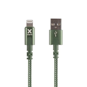 USB-КАБЕЛЬ XTORM — LIGHTNING MFI (1M), ЗЕЛЕНЫЙ