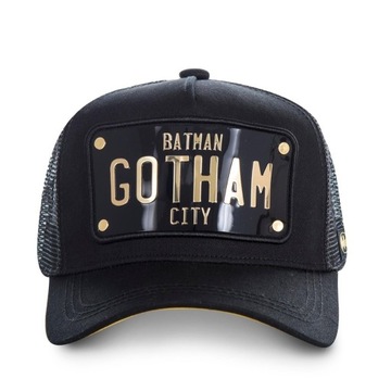 Бейсболка Capslab DC Batman Gotham City Trucker, черная