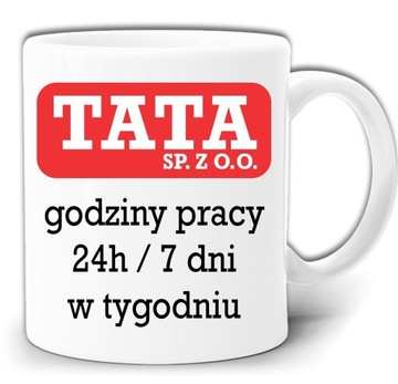 TATA SPÓŁKA Z O O KUBEK OJCA TATY + PUDELKO GW549