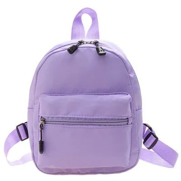 Moda damska solidny Mini plecak zimowy plecak nastolatek dziewczyny mały