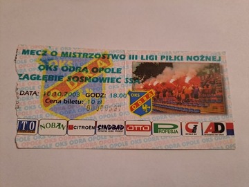 ODRA OPOLE - ZAGŁĘBIE SOSNOWIEC 10-10-2003
