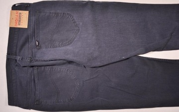 LEE spodnie GREY slim navy RIDER _ W30 L32