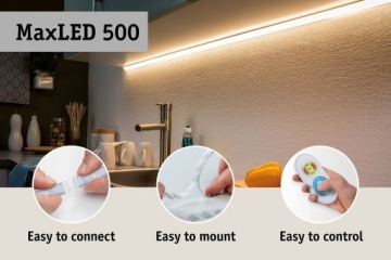 Paulmann MaxLED 500 Лента 1м теплый белый для интерьера 706.63 P 70663