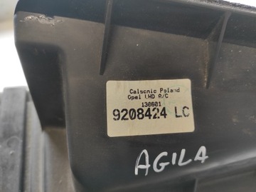 OPEL AGILA A 00- 1.2 RADIÁTOR 9204424