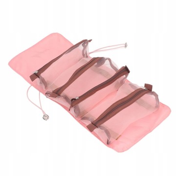 Kosmetyczki 4 w 1 Składana, odpinana kosmetyczka Wyjmowane przegródki Torby