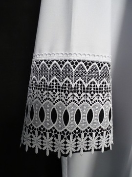 АЛЬБА с гипюром, священник СОФФИТ 164-199см ABG22