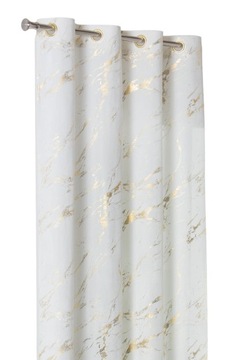 Zasłona półzaciemniające kółka 140 cm x 260 cm