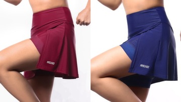 ЖЕНСКАЯ СПОРТИВНАЯ ЮБКА ВЕЛОСИПЕДНЫЕ ШОРТЫ С ГЕЛЕВОЙ ВСТАВКОЙ ARSUXEO 5D
