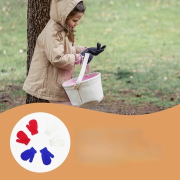 RĘKAWICZKI DLA DZIECI CIEPŁE ZIMOWE RĘKAWICZKI DZIECIĘCE DZIANINA