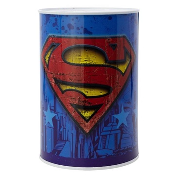 Skarbonka SUPERMEN Puszka Duża XL Metalowa