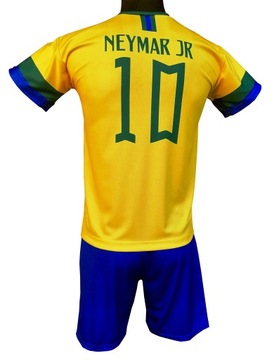 Komplet strój piłkarski Neymar Jr Brazylia koszulka + spodenki 158 cm