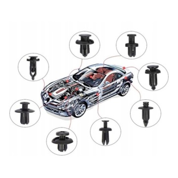 КЛИПСЫ ДЛЯ ОБИВКИ АВТОМОБИЛЯ УНИВЕРСАЛЬНЫЕ 6 ТИПОВ