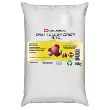 KWAS BOROWY BORNY PROSZEK DO BUTÓW STÓP 25KG
