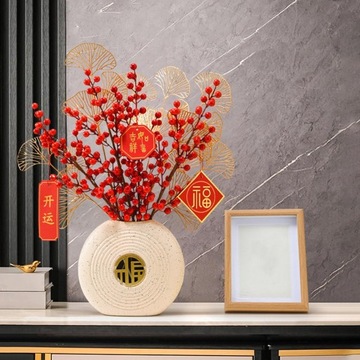 Настольная ваза из глиняной банки в стиле ретро