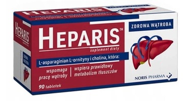 Heparis CHOLINA L-ASPARAGINIAN L-LORNITYNY 90 tbl