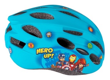 ВЕЛОСИПЕДНЫЙ ШЛЕМ МСТИТЕЛИ ИЗ ПОЛИКАРБОНАТА 52-56 см