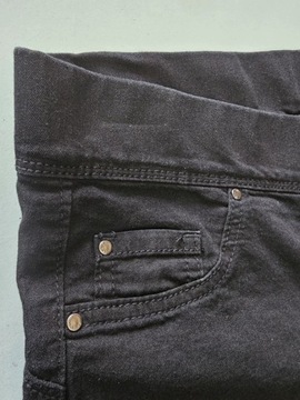 Primark spodnie jeansowe jegging czarne 44