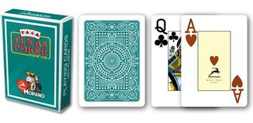 KARTY DO GRY MODIANO 100% PLASTIK JUMBO POKER LUX