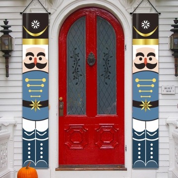 Рождественский декоративный баннер 