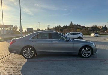 Mercedes Klasa S W222 Limuzyna 350 Blue TEC 258KM 2015 Mercedes-Benz Klasa S 350d 4matic 2015r masaze dach panoramiczny jasne wne, zdjęcie 4