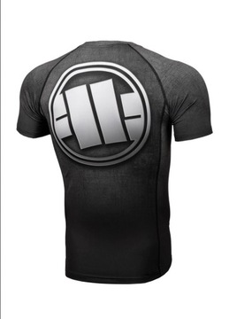 PIT BULL rashguard short sleeve SCRATCH M
