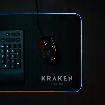 Коврик для мыши с RGB-подсветкой Kraken XXXL 30 см x 80 см