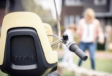 FOTELIK ROWEROWY BOBIKE GO MINI Lemon + Osłona