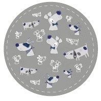 Набор, патчи, термопереводные картинки, аппликации, собачки.