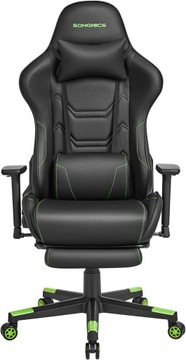 FOTEL DO GIER ERGONOMICZNE KRZESŁO BIUROWE SONGMICS