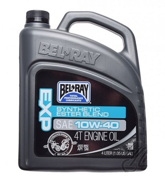 BEL-RAY EXP ESTER OIL 10W40 ПОЛУСИНТЕТИЧЕСКОЕ 4Л HONDA YAMAHA