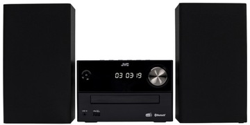 Минисистемный радиоприемник JVC DAB+ FM Bluetooth CD USB AUX STEREO пульт дистанционного управления микросистемой