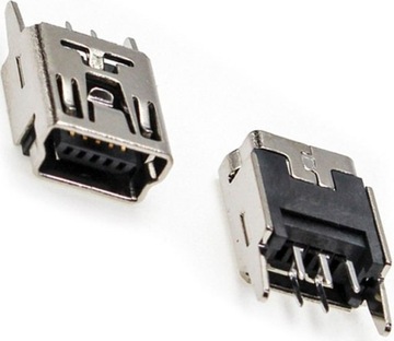 РАЗЪЕМ MINI USB 5pin ВЕРТИКАЛЬНЫЙ MANTA И ДРУГИЕ