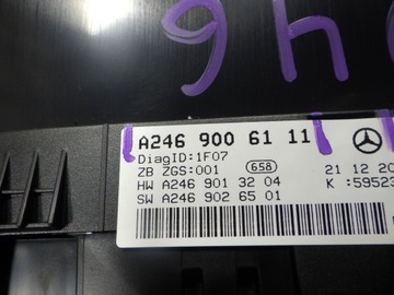 MERCEDES B TŘÍDA W246 PŘÍSTROJOVÁ DESKA BUDÍK A2469006111 EU