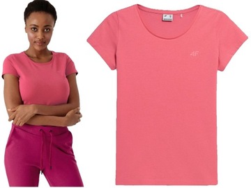 T-Shirt Damski 4F Bluzka Koszulka Bawełna BASIC