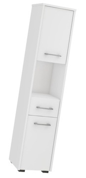 REGAŁ ŁAZIENKOWY SŁUPEK DRZWICZKI SZUFLADA PÓŁKI