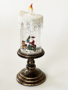 РОЖДЕСТВЕНСКАЯ ЛАМПА, СВЕЧА СВЕТОДИОДНАЯ, РЫБЫ САНТА