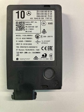 РАДАРНЫЙ ДАТЧИК MERCEDES A0009058304 КАК НОВЫЙ!!!