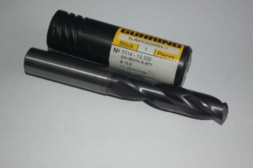 wiertło węglikowe 13,3 x 3d L107/52 VHM Gühring