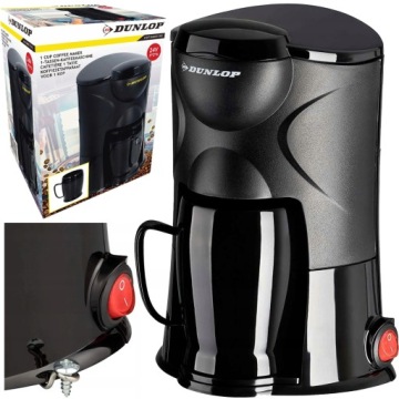 АВТОМОБИЛЬНАЯ КОФЕМАШИНА TIR 24В + КРУЖКА