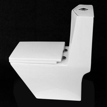 WC kompakt toaleta DIAMENT - BIAŁY system RIMFLASH