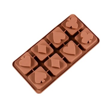 Forma silikonowa do świec mydła do brody poker