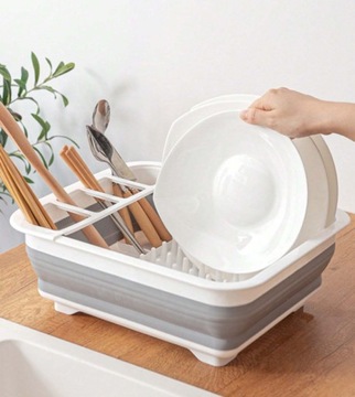 Сушилка для посуды, стоячая, складная, сушилка для столовых приборов, тарелок и посуды