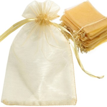 СУМКА ИЗ ОРГАНЗЫ ПОДАРОЧНАЯ УПАКОВКА КОНФЕТЫ ЮВЕЛИРНЫЕ ИЗДЕЛИЯ ПРИЧАСТИЕ 7x9 20x