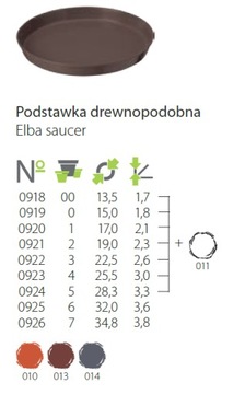 Подставка под дерево 6 fi 32 - 6 цветов