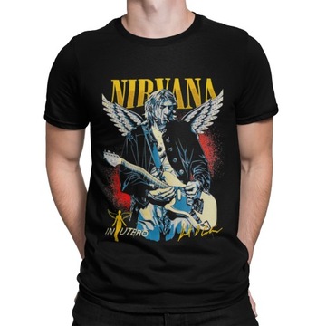 NIRVANA KURT COBAIN Koszulka T-Shirt 12 WZORÓW XL