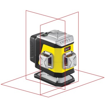 Laser krzyżowy Nivel System CL3R set LP36 czerwona