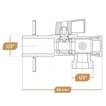 Кран шаровой УГЛОВОЙ 1/2x1/2 G С ЗАПОРНЫМ ФИЛЬТРОМ СТИРАЛЬНАЯ МАШИНА ПОСУДОМОЕЧНЫЕ МАШИНЫ АККУМУЛЯТОР