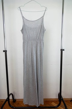 H&M dzianinowa sukienka wiskoza maxi 38 M 10 M